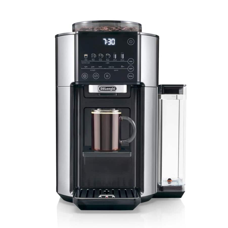ماكينة ديلونجي TrueBrew للقهوة من الحبوب